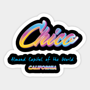 Chico California Sticker